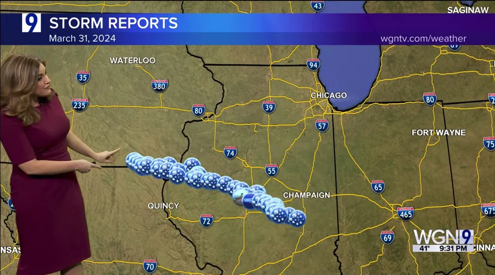 March 31st Hail Tracks in Illinois.webp