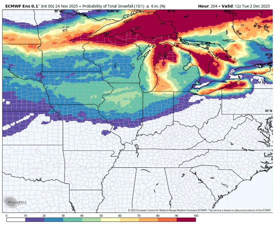 Thanksgiving Weekend 2025 Winter Storm(s) - East of the Rockies - The ...