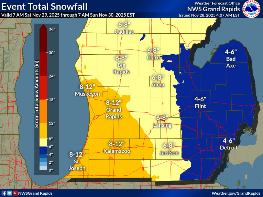 Thanksgiving Weekend 2025 Winter Storm(s) - Page 16 - East of the ...