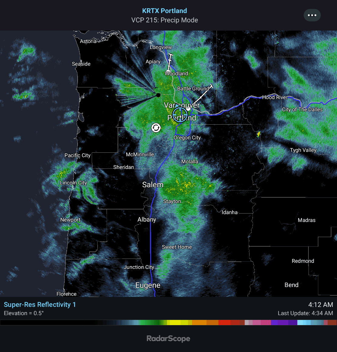 KRTX - Super-Res Reflectivity 1, 4_30 AM.gif